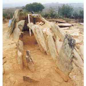 Click para ampliar. Pulsa en el nombre para ver la ficha. Cedillo I: dolmen de La Joaninha